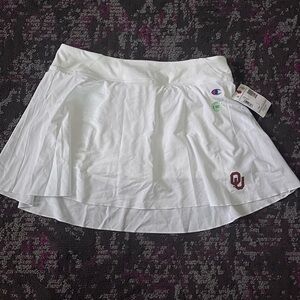 Oklahoma Sooners Champion Women’s tailgate  soft touch skort-white
